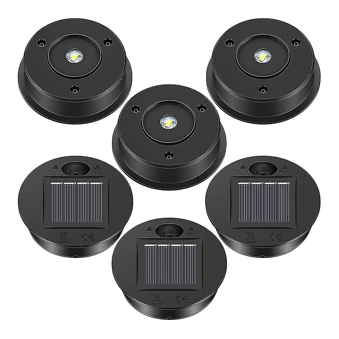 Confezione Da 2 Luci Solari Di Ricambio Per Lanterne, Accessori Per Lanterne Rotonde Impermeabili 315 Pollici 91543343 - Foto 14