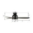 thumbnail image 6 of CARRO Thibault 44" 3 Blades Indoor Remote Ceiling Fan with LED Light, 6 of 6