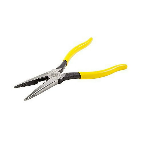 Linemans Pliers, Needle Nose Side Cutters, 8-Inch Alligator Pliers with Extended Handle Klein Tools D203-8