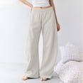 thumbnail image 5 of YOZGXEG Wide Leg Pants Women Women Wide Leg Interior Baggy Casual Barrel Elastic Waist Athletic Sweatpants Multicolor S-3Xl, 5 of 7