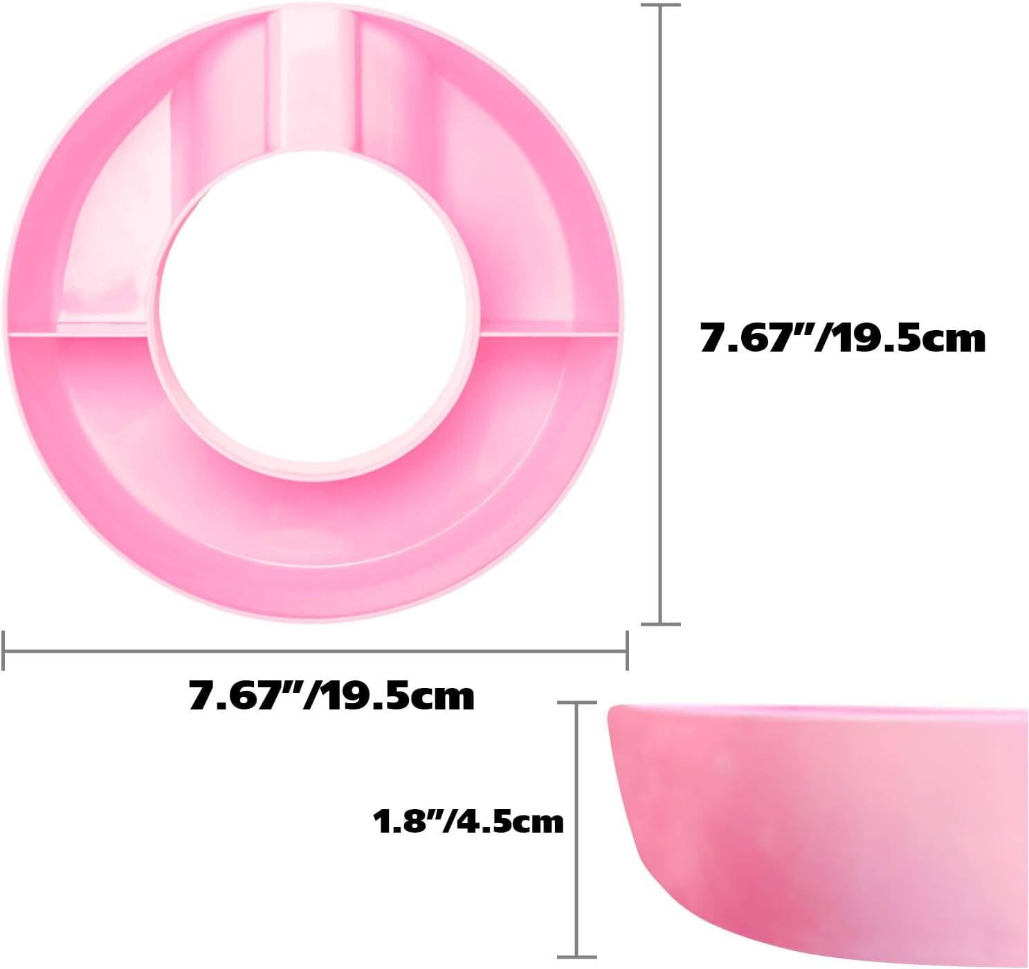  DMTINTA Snack Bowl for Stanley 40 oz Tumbler with Handle  Tumbler Snack Tray Compatible with Stanley Cup 40 oz with Handle Reusable  Snack Ring for Stanley Cup Accessories Barbie Pink: Home