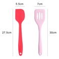 thumbnail image 2 of Juego de mini utensilios de cocina de 2 piezas: utensilios de cocina de silicona con espátulas, 2 of 5