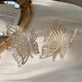 thumbnail image 5 of Gorgeous Butterfly Crystal Hair Claw Clips - Strong Hold Non-Slip Hair Catch Barrettes for Thick and Thin Hair - Perfect Accessories for Women and Girls, 5 of 5