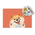 thumbnail image 4 of XMXT Woven Placemats Set of 1, Cute Dog Patterns Stain Resistant Table Runner Anti-Skid Place Mats for Dining Table, 12 x 18 inches, 4 of 6