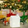 thumbnail image 6 of Christmas Ceramic House under $5! Yrmaups Christmas Ceramic Village House, Porcelain Mini House with LED Light, Tabletop Figurine for Holiday Decor, Festive Winter Village Accent, 6 of 8