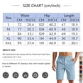thumbnail image 2 of OIOLOYJM Mens Golf Shorts Casual Flat Front Chino Elastic Waist Dress Shorts Baggy Stretch Lightweight Breathable Vacation Yoga Shorts Navy L, 2 of 3