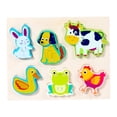 thumbnail image 2 of Juegos de rompecabezas de madera, juegos de desarrollo, colores y formas, cognición para niños pequeños Animal B, 2 of 9