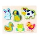 thumbnail image 2 of Rompecabezas de madera con colores y formas: juegos de desarrollo cognitivo para bebés y niños pequeños. Animal B, 2 of 9