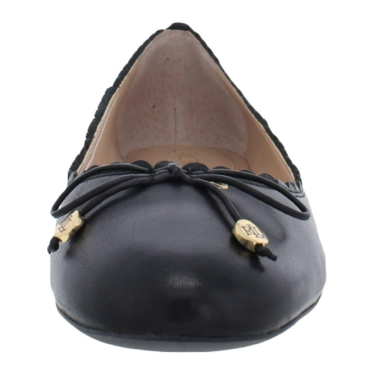 Lauren ralph lauren glennie bow flats hot sale