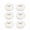 White, variant on 6Pcs Round Reset Button Floor Foot Pedal Switches Easy Replacement Install