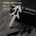 thumbnail image 6 of AOOOWER Festives Pocket Survival Tool Combining Opener Stainless Steel Pocket Ruler, 6 of 9