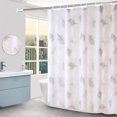thumbnail image 7 of Mdesiwst Tub Shower Curtain, Wrap Around Clear Shower Curtain Liner with 8 Hook PEVA Extra Wide Bathtub Curtain for Bathroom Vintage Freestanding Tub 47.24"W x 70.87"L, 7 of 7