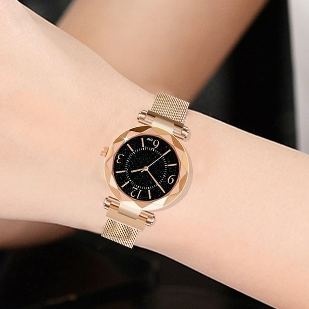 Yiwula Miarhb Ladies Watch Starry Sky Women Bracelet Watches Magnetic Stainless Wristwatche Watch For Women Walmart Com Walmart Com