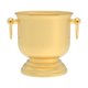 thumbnail image 2 of Maceta Maceta Centro de Mesa Decoración de Mesa Adorno de Mesa Hierro Decorativo Oro con asa, 2 of 9
