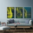thumbnail image 2 of IDEA4WALL Framed Canvas Wall Art for Living Room, Bedroom Beautiful Nature Norway Landscape Canvas Prints for Modern Home Decoration Ready to Hang - 16"x24"x3 Panels, 2 of 4