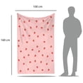 thumbnail image 5 of Cobija Manta Frazada Diseño de Fresas Ultra Ligera Alta Calidad, 5 of 5