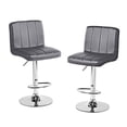 thumbnail image 2 of Bancos para barra con respaldo cuadrado COLOR gris HOMEASY, 2 of 6