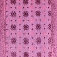 thumbnail image 1 of Ahgly Company Indoor Square Abstract Purple Modern Area Rugs, 6' Square, 1 of 4