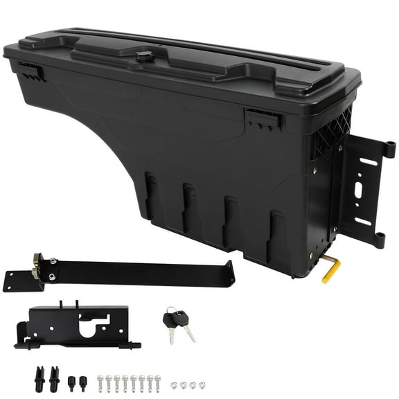SCITOO Key Truck Bed Fit for Dodge Ram 1500 2500 3500 2002-2010,for Ram 1500 2500 3500 2011-2018 Right Passenger Side Truck Bed Storage Box