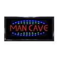 thumbnail image 1 of American Art Decor Panneau Mural Encadré à DEL - Panneau Néon Mural - Déco Rétro pour la Maison - Lumières DEL Vintage pour Bar, Grotte pour Homme, Garage, Salle de Jeux et Plus (Man Cave Multi Clignotant, 10 Pouces x 19 Pouces x 1 Pouces), 1 of 3
