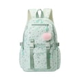 thumbnail image 2 of Colorful Solid Backpack with Cute Front Pocket Lightweight Waterproof Elementary School Bookbag for Age 6t 8t 10t, 12th 14th, 2 of 6