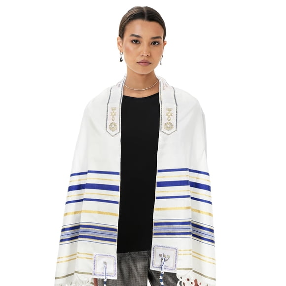 Mantón de oración mesiánico Tallit Halleluyah, 72 x 56 cm, con bolsa