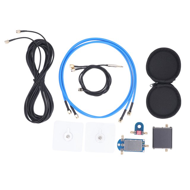 Antena de bucle pequeño de 50 K‑500 MHz HF AM FM VHF UHF SDR Antena receptora activa de bucle de banda completa de 5‑12 V