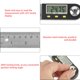 thumbnail image 5 of Transportador Electrónico de 300 Mm, Herramientas de Diseo de Transportadores Regla Goniómetro Digital Buscador ángulo Indicador de Inglete Pantalla LCD Material Acero Inoxidable ANGGREK Otros, 5 of 9