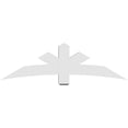thumbnail image 4 of 72"W x 21"H x 6"D x 6"F, 7/12 Pitch, Alberta Architectural Grade PVC Gable Bracket, 4 of 8