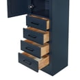 thumbnail image 5 of ARIEL Hepburn Bathroom Linen Storage Cabinet 65”H x 20”W x 16”D Midnight Blue, 5 of 8