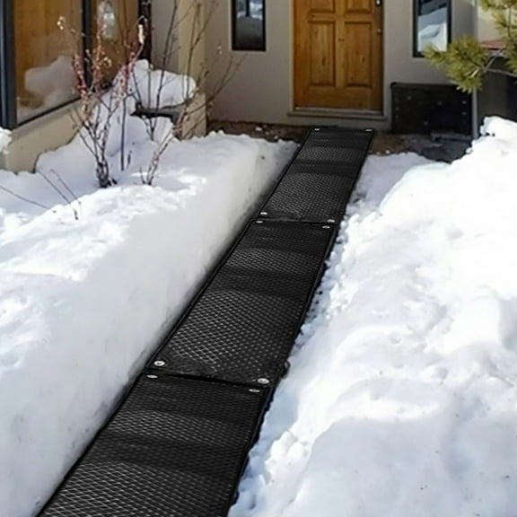 JHEHF winter SnowMelting Mat for Walkway Durable Rubber Heated Outdoor Mat Water proof Non Slip Honeycomb Heating Mats for Sidewalks