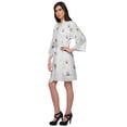 thumbnail image 3 of Moomaya Cotton Printed Robe For Women Kimono Getting Ready Bridesmaid&nbsp;Lace Robes, 3 of 6