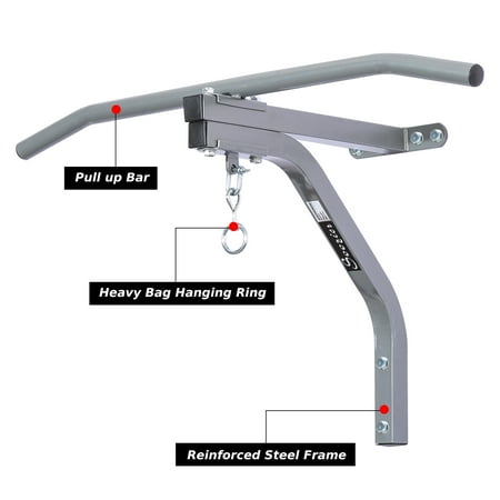 pull up bar with punch bag hook