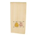 thumbnail image 2 of The Country House Collection Bee Happy Hive 19 x 28 All Cotton Embroidered Waffle Kitchen Towel, 2 of 4