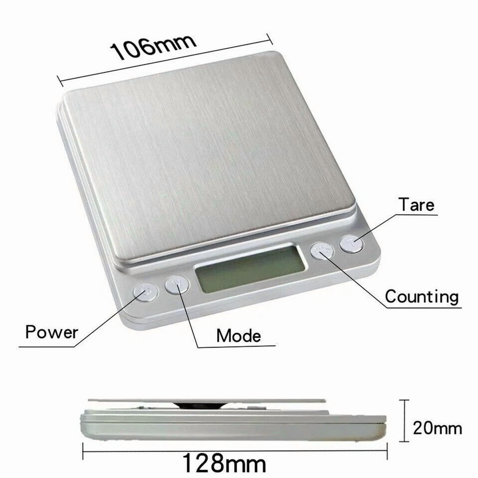 BUTTERFLY- 3Kg/0.1G Digital Electronic Kitchen Food Diet Postal Scale Weight Balance Us