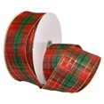 thumbnail image 1 of Morex Ribbon Splendor Wired Nylon Ribbon, 2-1/2 inches by 50 Yard, Red, 1 of 3