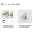 thumbnail image 5 of Eclife 13" Small Bathroom Vanity White Combo Tempered Glass Ceramics Vessel Sink Free-standing Cabinet Set blue round sink, 5 of 5