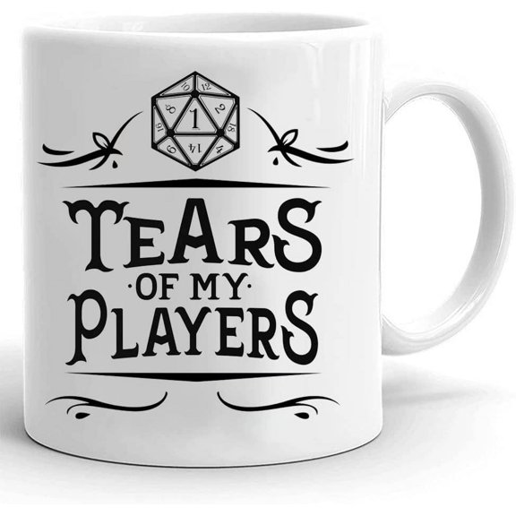 Tears Of My Players Mug, Rpg Gamer Mug, Funny Dungeon Master Gift, Funny Birthday Christmas Gifts Gamer Dad Mom Him Her Friend Family From Kids