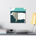 thumbnail image 2 of "Sheep in the City" - Canvas, 2 of 25