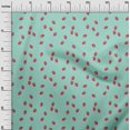 thumbnail image 2 of oneOone Georgette Viscose Fabric Raspberry Fruit Print Sewing Fabric BTY 42 Inch Wide, 2 of 4