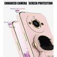 thumbnail image 4 of Compatible with Realme 11 Pro Plus Case for Women Men, Ultra Soft Realme 11 Pro Plus Phone Case with Stand Silicone TPU Plating Cute Astronaut Pattern Cases Cover (Pink), 4 of 12