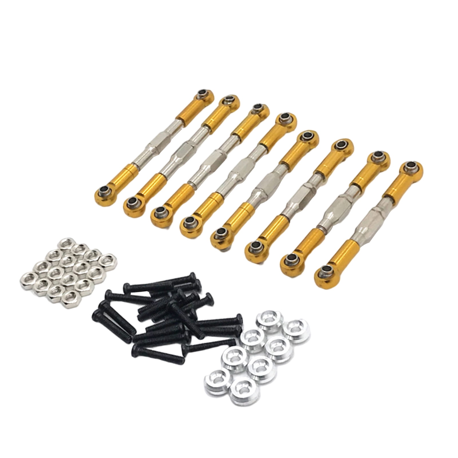 RC Aluminum Alloy Rod Link Linkage with Bearing and Screws for WPL FY JJRC Model Golden