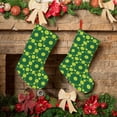 thumbnail image 6 of Lsque 18 Inches Tennis Balls Pattern Christmas Stockings Hanging Ornaments,Knitted Xmas Fireplace Hanging Stocking,Holiday Decoration, 6 of 8
