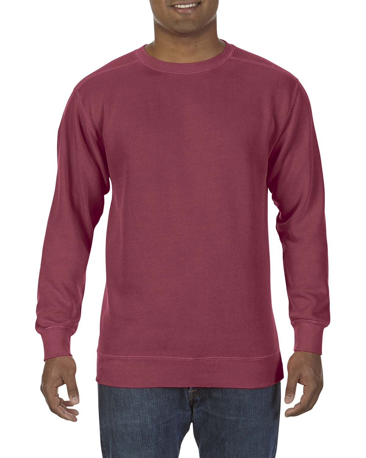 Adult Crewneck Sweatshirt - BRICK 