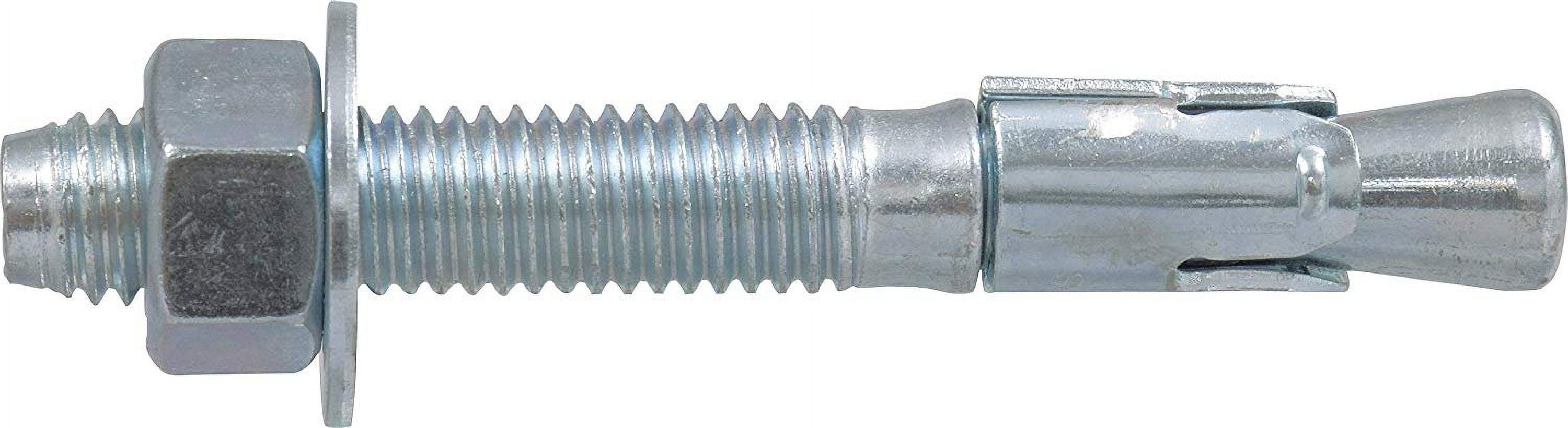 Hillman Power Stud 1/2 In. x 3-3/4 In. Zinc-Plated Wedge Anchor (12-Count) — Construction & DIY Use, Standard Hardware Spec