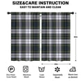 thumbnail image 2 of Blackout Kids Curtains,Blue Green Plaid Checkered Pattern Childrens Insulated Curtains Set Of 2,Bedroom Essentials,Toddler Room Decor 52"x84", 2 of 5