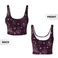 thumbnail image 5 of Naloa Snowflakes and Hearts Sports Bras for Women, High Support Bra with Removable Pads, Comfortable - XX-Large, 5 of 9