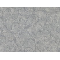 Warner Textures Sansa Slate Plaster Scroll Wallpaper, 27-in by 27-ft, 60.8 sq. ft