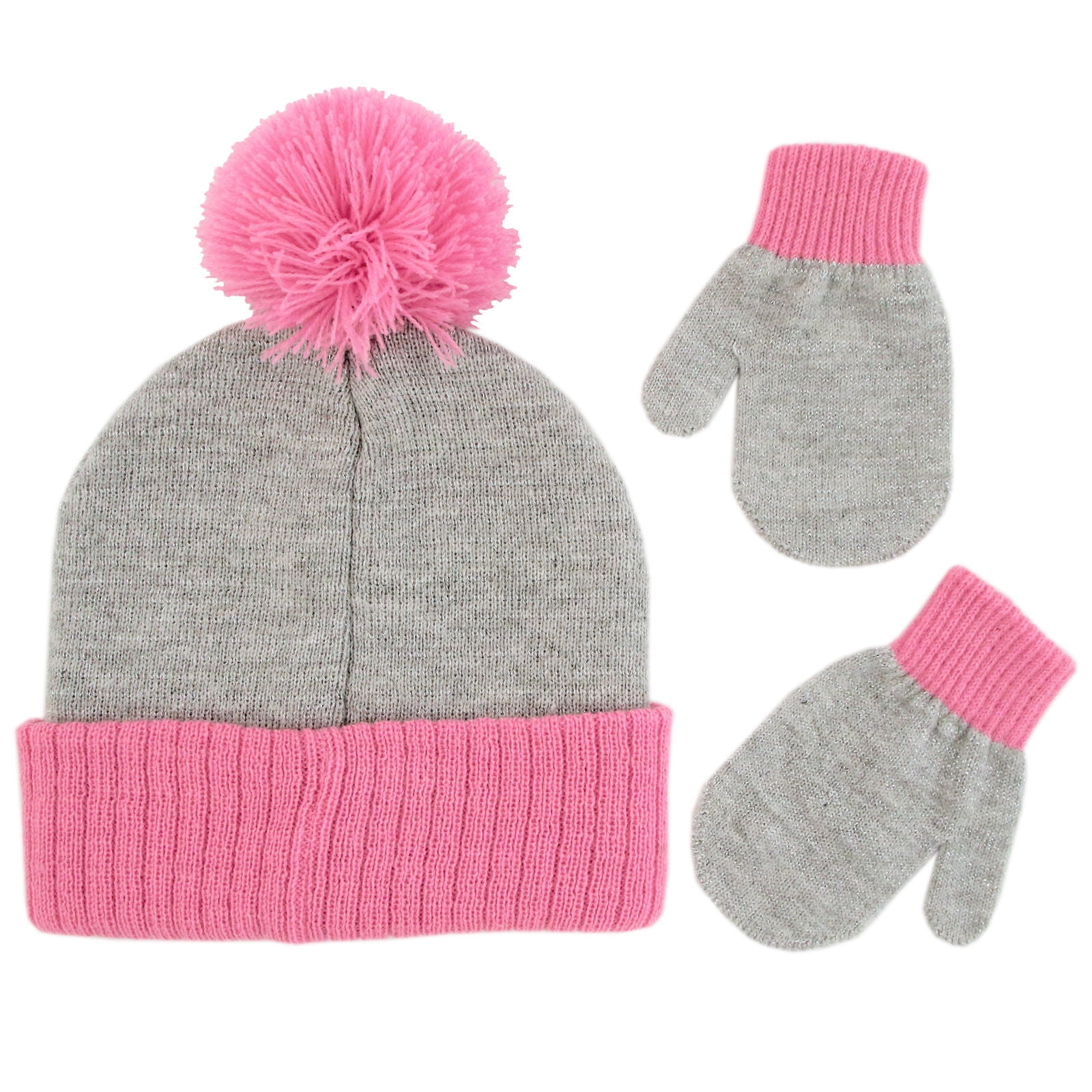 toddler girl hat and mittens