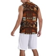 thumbnail image 5 of Rocae Log Cabin Inside for Men's Basketball Jersey Lightweight and Breathable Athletic Tank Top,Quick-Drying Sports Jersey Medium, 5 of 9